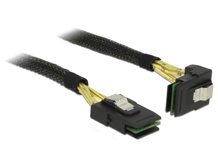 DeLOCK 0.5m, 2xMini SAS SFF-8087 0,5 m Sort