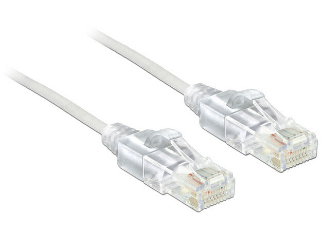 DeLOCK 0.5m Cat.6, UTP netværkskabel Hvid 0,5 m Cat6 U/UTP (UTP)