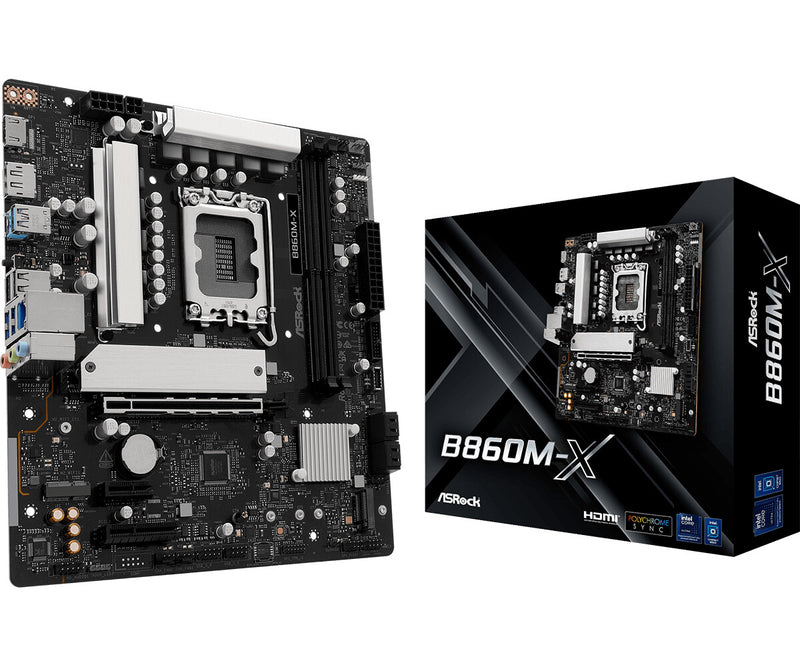 Asrock B860M-X Intel B860 LGA 1851 (Socket V1) micro ATX