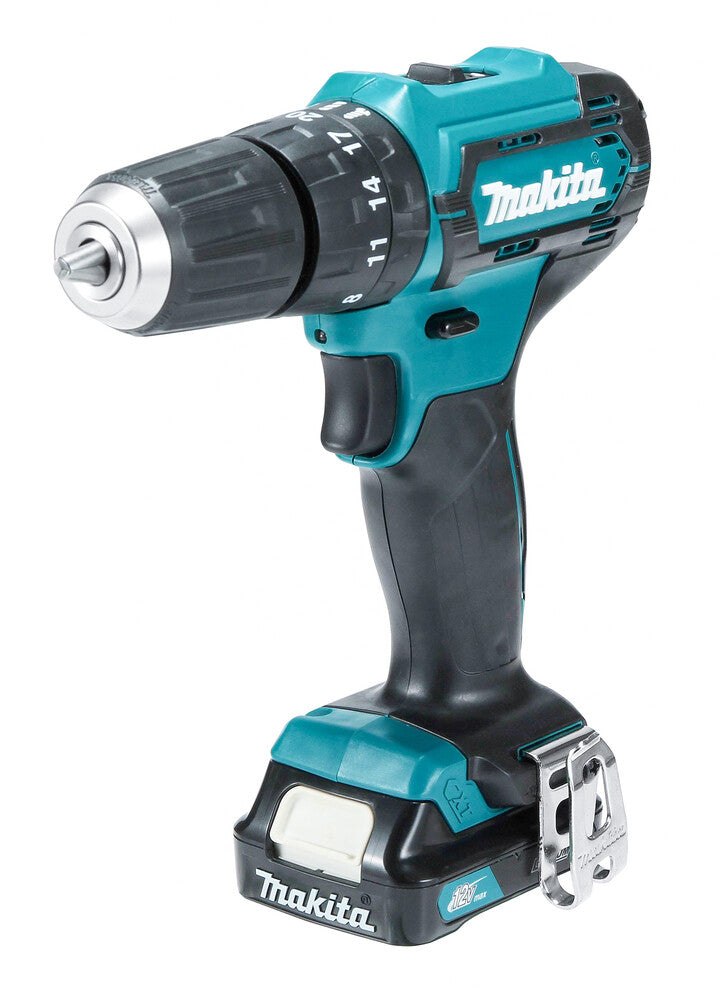 Makita HP333DSAW elektrisk skruetrækker & slagbor 1700 rpm Sort, Blå