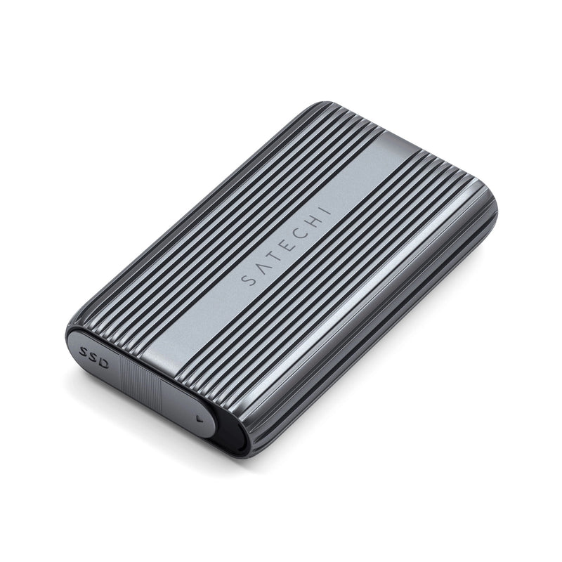 Satechi USB4 NVMe SSD Pro SSD kabinet Grå, Transparent