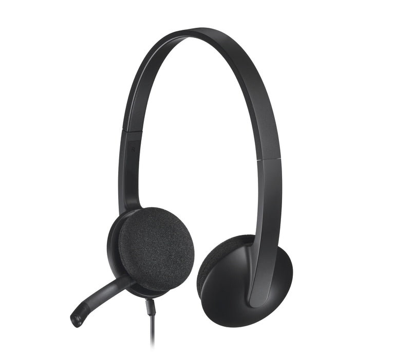 Logitech 981-000507 hovedtelefoner/headset Ledningsført Kontor/Callcenter Sort