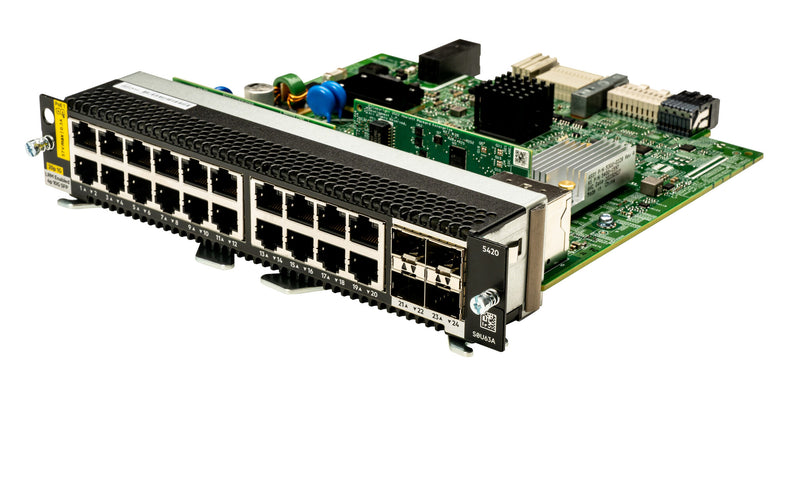HPE Aruba Networking CX 5420 20p 10M/100M/1G Class4 PoE 4p SFP+ 1G/10G LRM Module netværk switch-modul