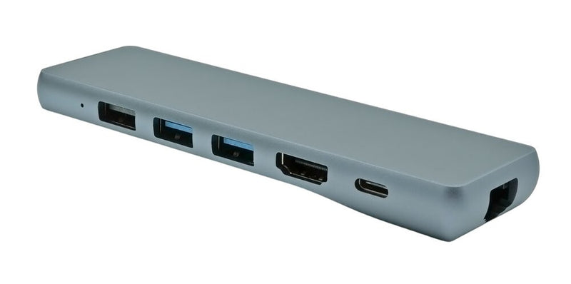 ProXtend USBC-MULTI8-001 dockingstation USB 3.2 Gen 1 (3.1 Gen 1) Type-C Grå