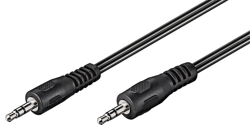 Goobay 50019 lydkabel 1,5 m 3.5mm Sort