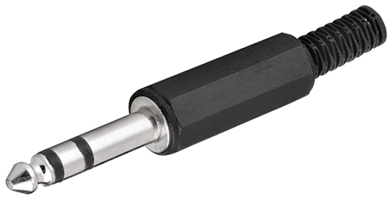 Goobay 11036 kabelsamler 6.35 mm Sort, Sølv