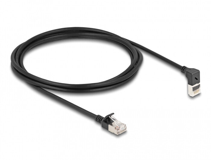 DeLOCK 80288 netværkskabel Sort 2 m Cat6a S/FTP (S-STP)