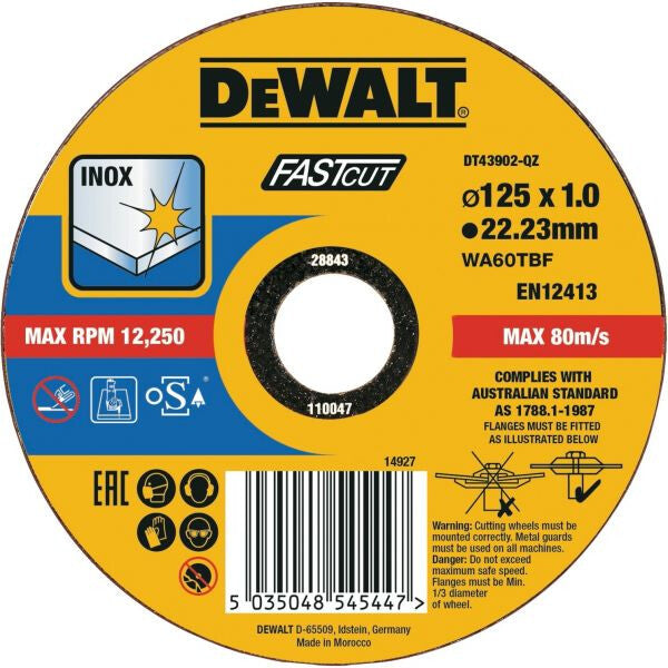 DeWALT DT43902-QZ tilbehør vinkelsliber Skæreskive