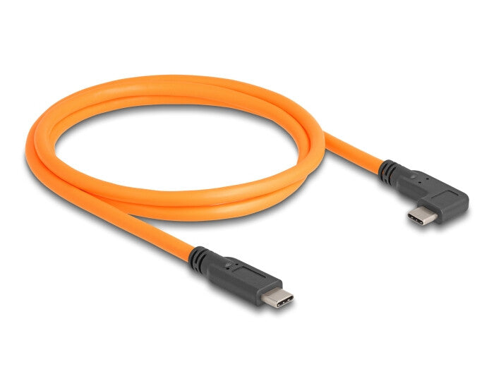 DeLOCK 87961 USB-kabel 1 m USB C 5 Gbit/sek. 100 W Orange