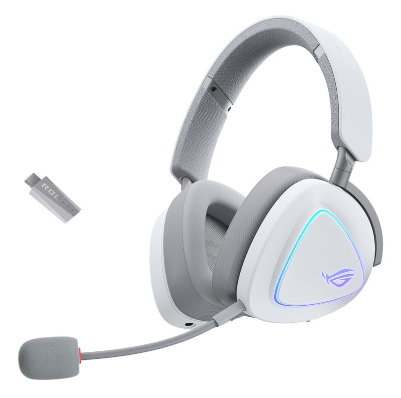 ASUS ROG Delta II Headset Kabel & trådløs Spil USB Type-C Bluetooth Hvid