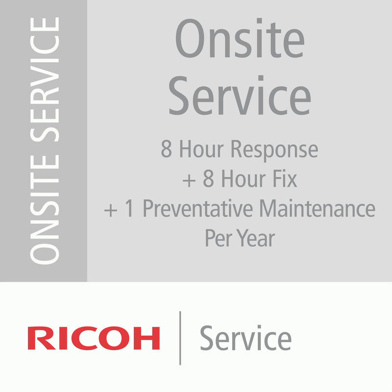 Ricoh 1 Year Silver Service Renewal (Low-Vol Production) 1 År