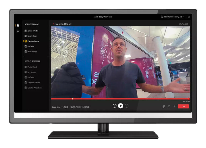 Axis Body Worn Live Self-hosted 1 licens(er) Licens 1 År