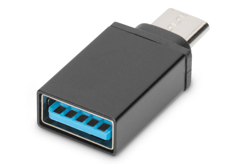 Digitus AK-300506-000-S kabel kønsskifter USB C USB A Sort