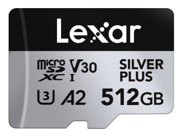 Lexar Professional SILVER PLUS 512 GB MicroSDXC UHS-I