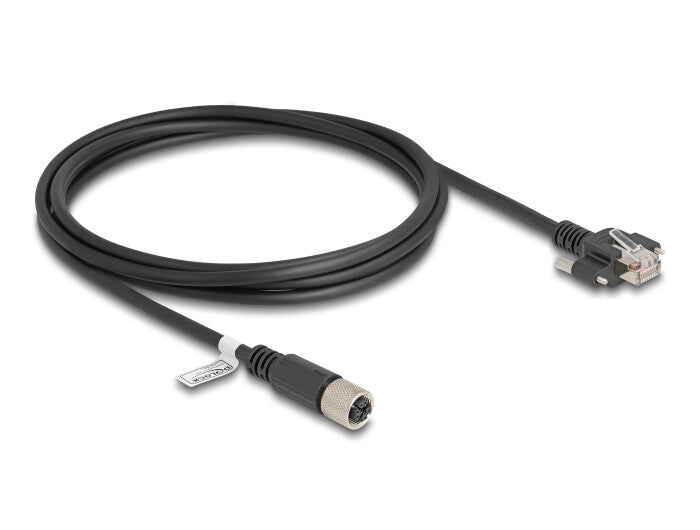 DeLOCK 80457 netværkskabel Sort 2 m Cat5e F/UTP (FTP)