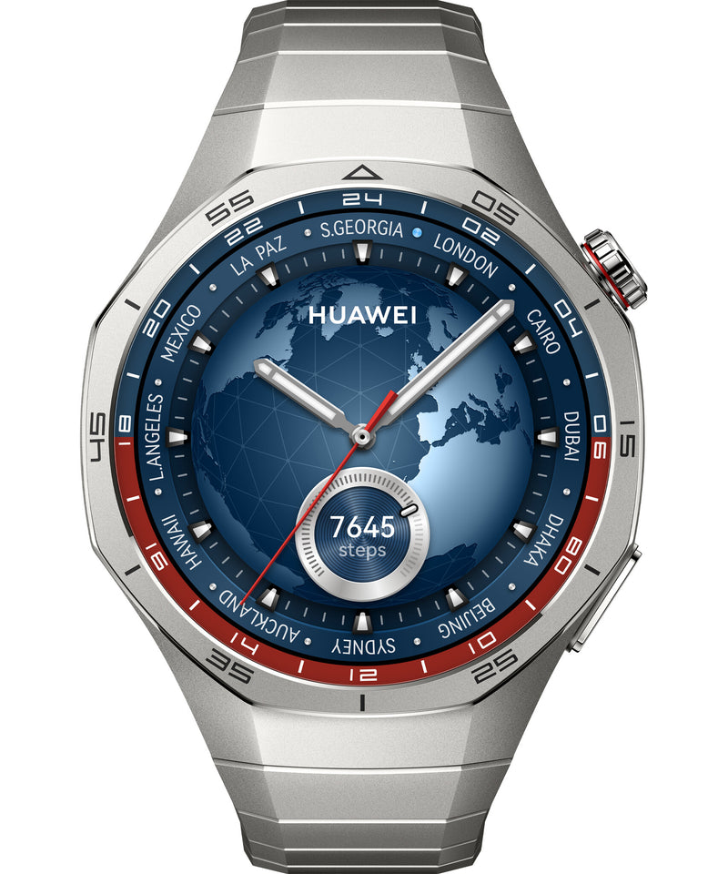 Huawei WATCH GT5 Pro 46mm 3,63 cm (1.43") AMOLED Digital 466 x 466 pixel Titanium GPS (satellit)