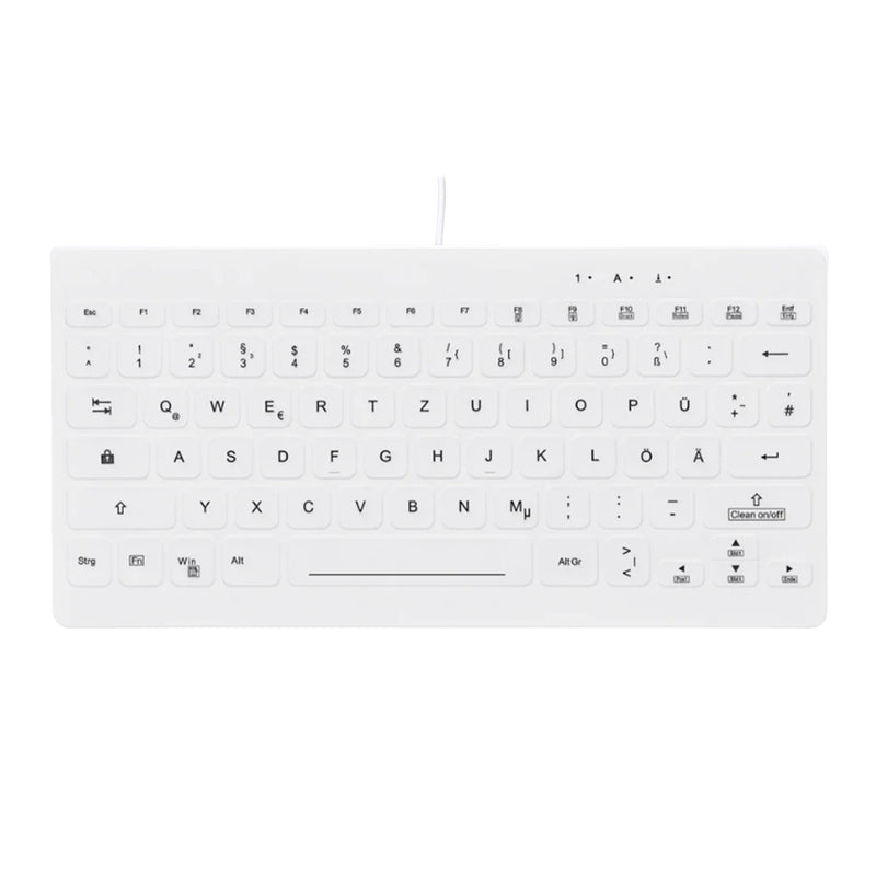 Contour Design Active Key AK-C4112 tastatur Medicinsk USB QWERTZ Tysk Hvid