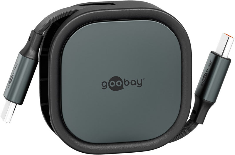Goobay 77424 USB-kabel USB 2.0 1 m USB C 0,48 Gbit/sek. Sort, Sølv