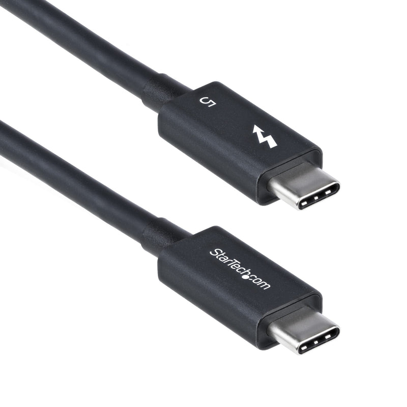 StarTech.com TBLT5MM80CM240W Thunderbolt kabel 0,8 m 80 Gbit/sek. Sort