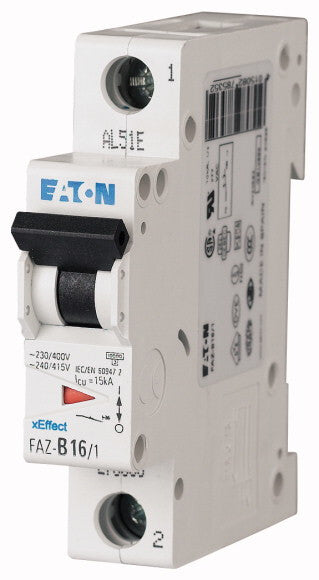 Eaton FAZ-B16/1 kredsløbsafbryder Miniature strømafbryder Type B
