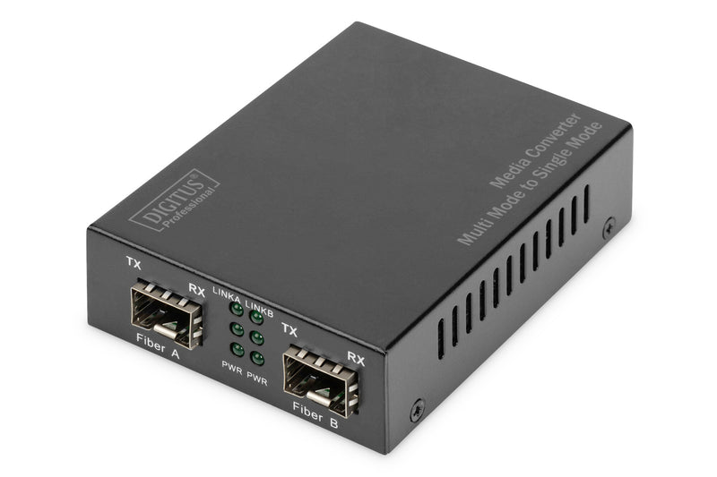 Digitus DN-82133 netværksomformer til medie 1000 Mbit/s 1550 nm Multitilstand, Enkeltilstand Sort