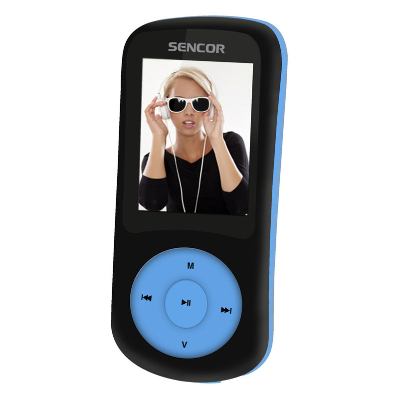Sencor SFP 5870 BBU MP3/MP4-afspiller MP3 afspiller 8 GB Sort, Blå