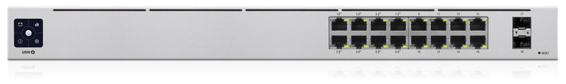 Ubiquiti UniFi 16-Port PoE Administreret L2/L3 Gigabit Ethernet (10/100/1000) Strøm over Ethernet (PoE) 1U Sølv