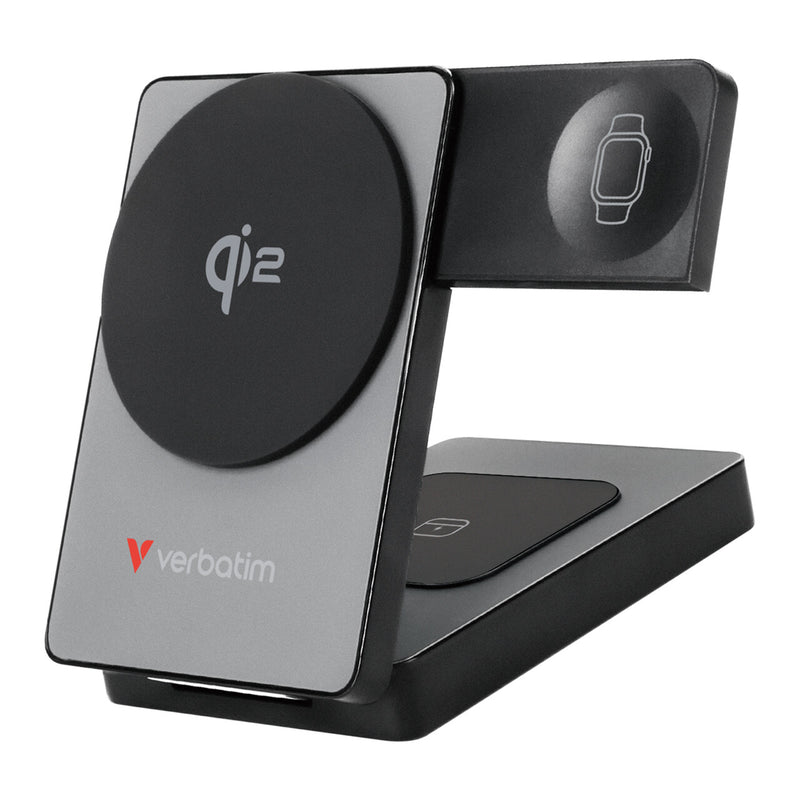 Verbatim 32294 powerbank Lithium polymer (LiPo) 5000 mAh Trådløs opladning Grå