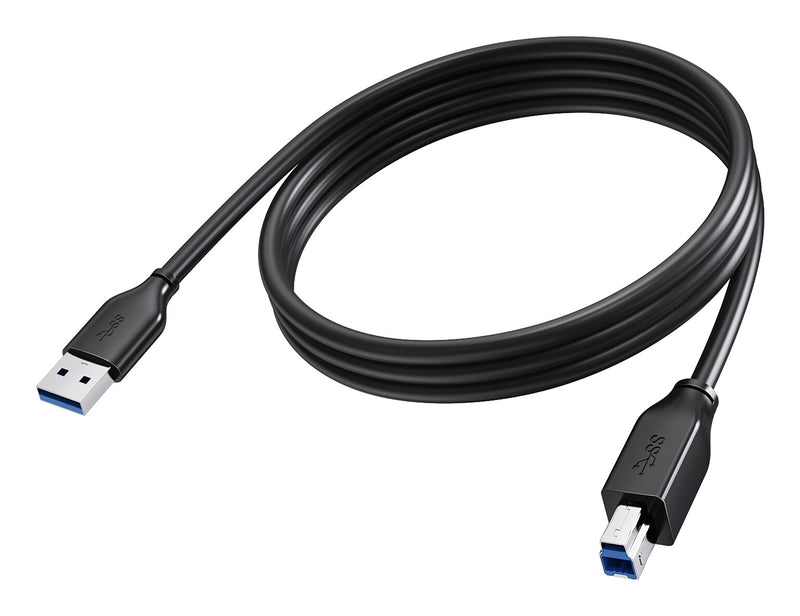 Vision TC 2MUSB3.0/BL USB-kabel USB 3.2 Gen 1 (3.1 Gen 1) 2 m USB A USB B 5 Gbit/sek. Sort