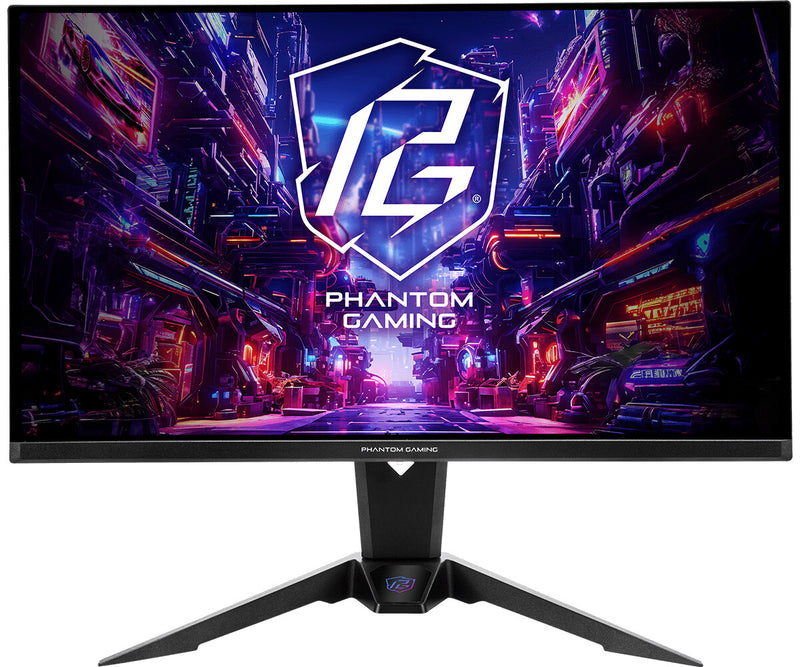 Asrock PGO27QFV computerskærm 68,6 cm (27") 2560 x 1440 pixel Quad HD QD-OLED Sort