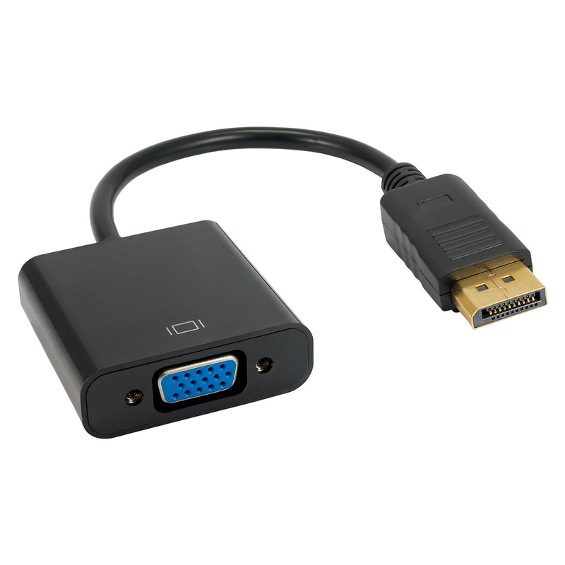 Akyga AK-AD-36 videokabel adapter 0,15 m VGA (D-Sub) DisplayPort Sort