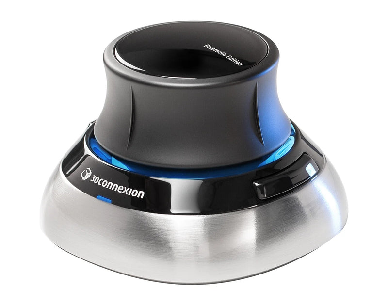 3Dconnexion SpaceMouse mus Kontor Ambidextrous RF Wireless + Bluetooth + USB Type-A 6DoF