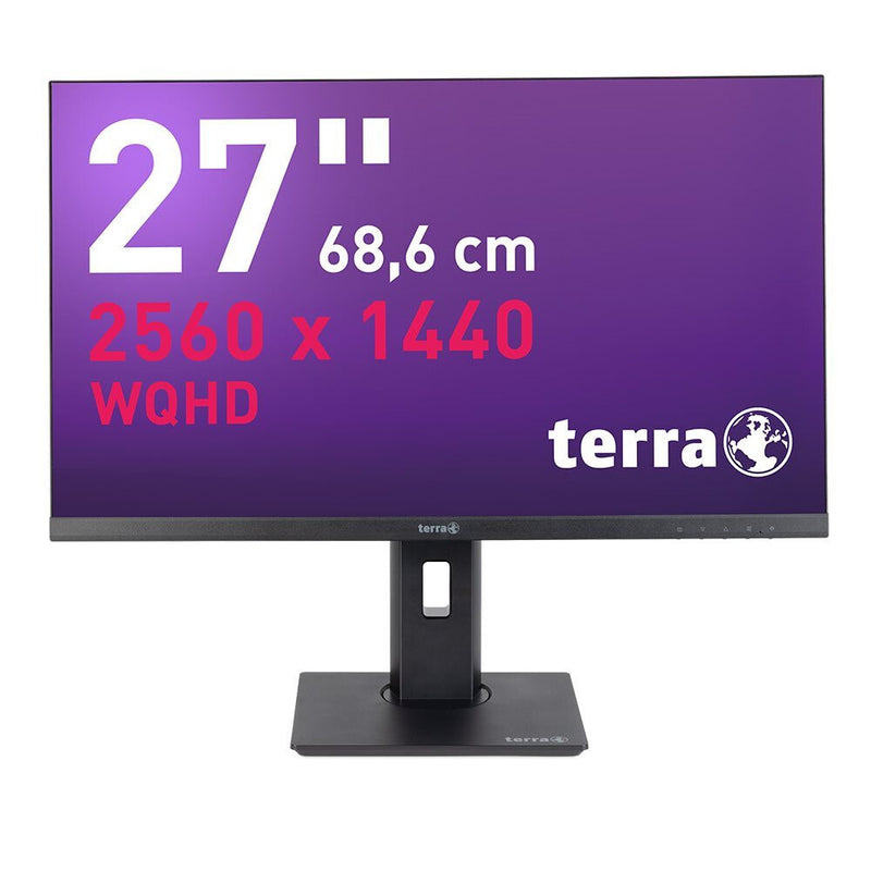 TERRA 3030231 computerskærm 68,6 cm (27") 2560 x 1440 pixel Wide Quad HD LED Sort
