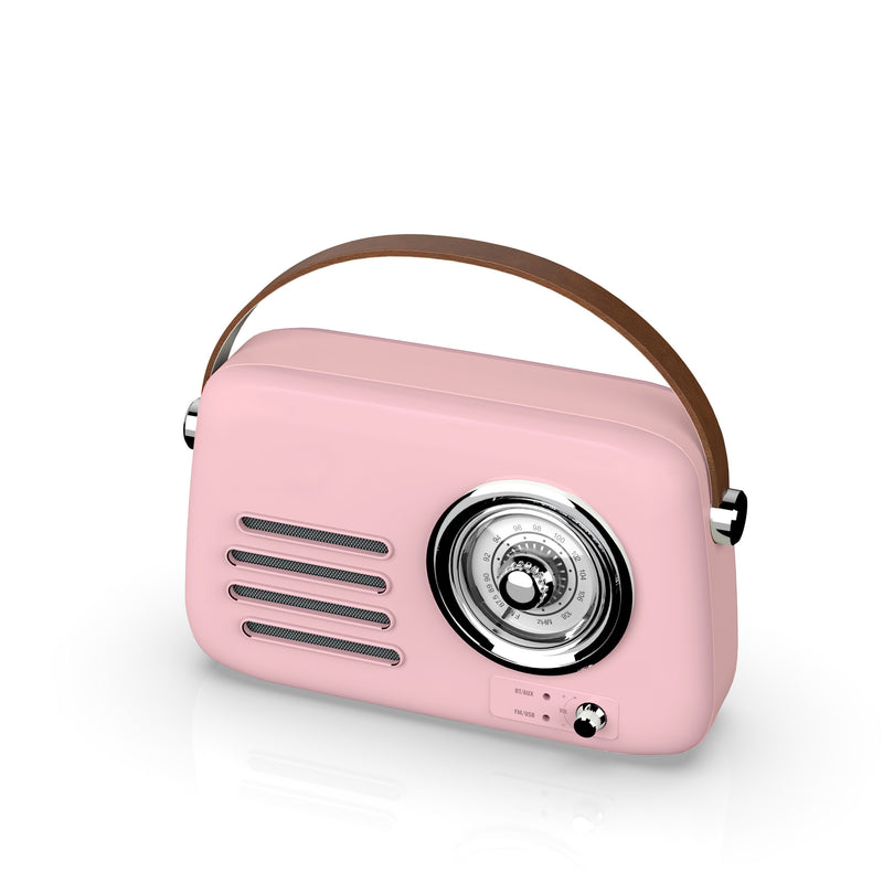 Savio RS-03 radio Bærbar Analog Lyserød