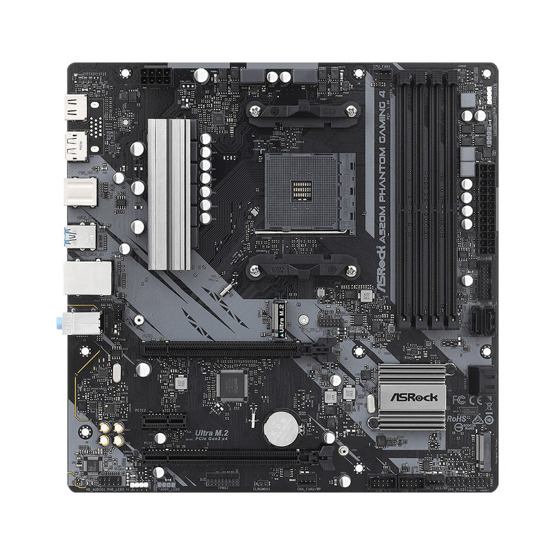 Asrock A520M Phantom Gaming 4 AMD A520 Stik AM4 micro ATX