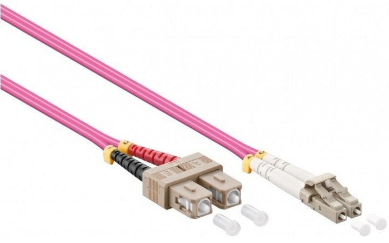 Mercodan 40400057 InfiniBand og fiberoptisk kabel 2 m LC SC Violet