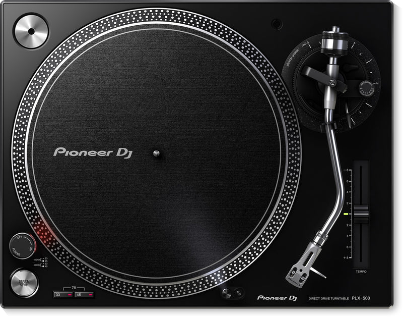 Pioneer PLX-500 Direkte drev DJ pladespiller Sort