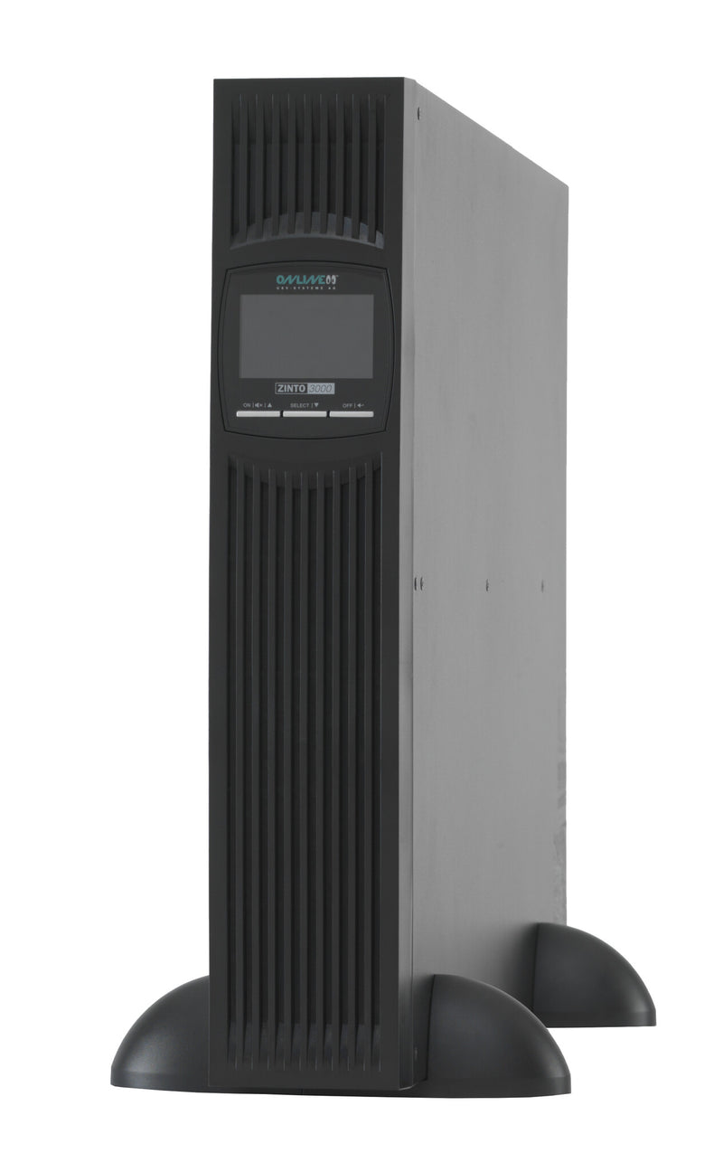 ONLINE USV-Systeme ZINTO 3000 UPS-enhed Interaktivt indgangsstik 3 kVA 2700 W 9 AC stikkontakt(er)