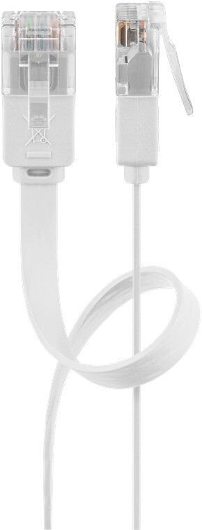 Goobay 95150 netværkskabel Hvid 0,5 m Cat6 U/UTP (UTP)