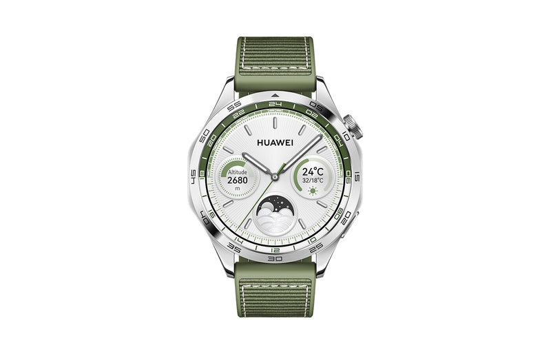 Huawei WATCH GT 4 3,63 cm (1.43") AMOLED 46 mm Digital 466 x 466 pixel Rustfrit stål Wi-Fi GPS (satellit)