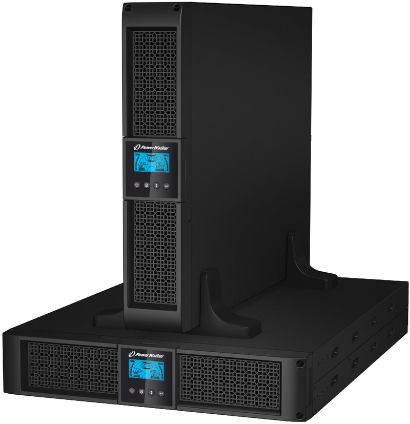 PowerWalker VI 1000RT LCD UPS-enhed 1 kVA 900 W 8 AC stikkontakt(er)