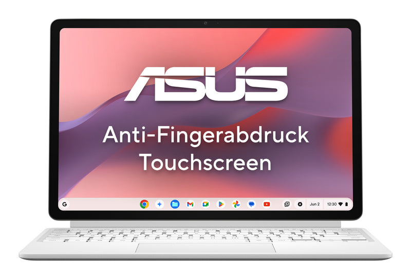 ASUS Chromebook CM32 CM3206DM4A-TR0145 MediaTek Kompanio Kompanio 540 30,7 cm (12.1") Berøringsskærm WQXGA 8 GB LPDDR5x-SDRAM 128 GB eMMC Wi-Fi 6 (802.11ax) ChromeOS Titanium QWERTZ Tysk