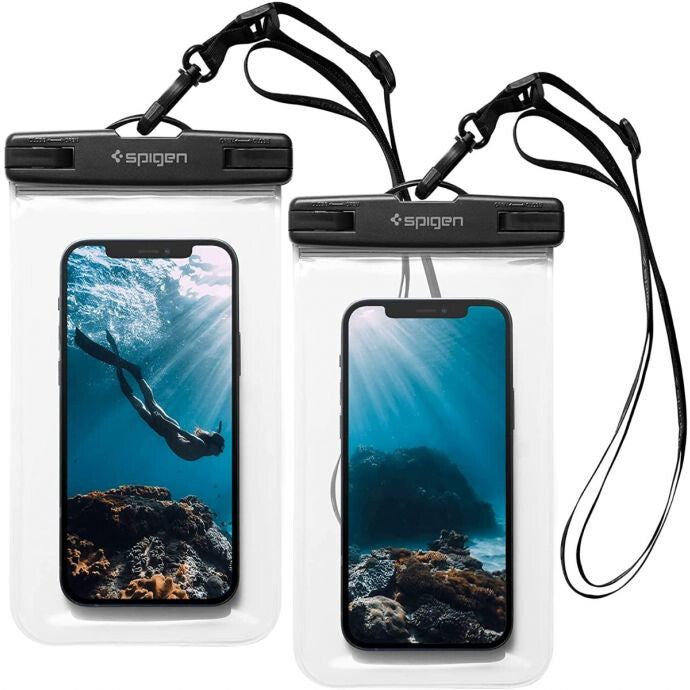 Spigen A601 Sort, Transparent