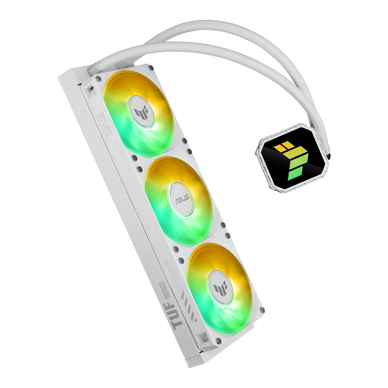 ASUS TUF Gaming LC III 360 ARGB White Edition Computerkabinet Alt-i-en væskekøler 12 cm Hvid