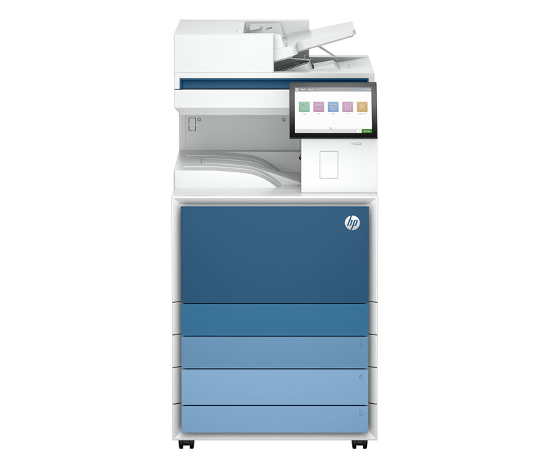 HP LaserJet Enterprise 8601dn Multifunction Sort og hvid Printer, Kun Ethernet; Duplex; Kopimaskine, scanner