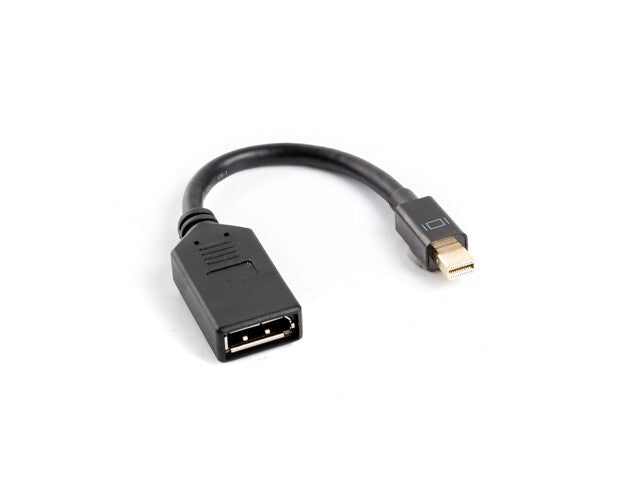 Lanberg AD-0003-BK DisplayPort kabel 0,12 m Mini DisplayPort Sort