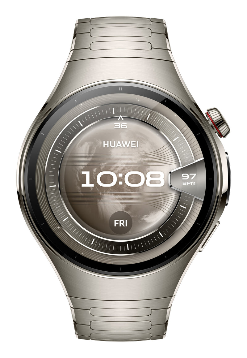 Huawei WATCH 5 3,81 cm (1.5") AMOLED 46 mm Digital 466 x 466 pixel Berøringsskærm Sølv Wi-Fi GPS (satellit)