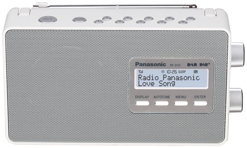 Panasonic RF-D10 Personligt Digital Hvid