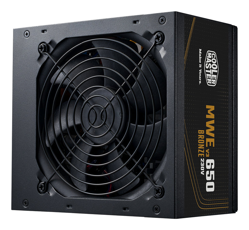 Cooler Master MWE Bronze 650 V3 230V enhed til strømforsyning 650 W 24-pin ATX ATX Sort