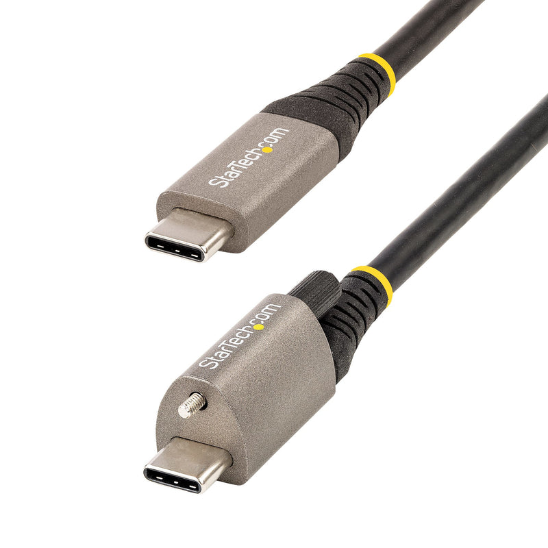 StarTech.com USB31CCTLKV50CM USB-kabel USB 3.2 Gen 2 (3.1 Gen 2) 0,5 m USB C 10 Gbit/sek. 100 W Grå, Sort